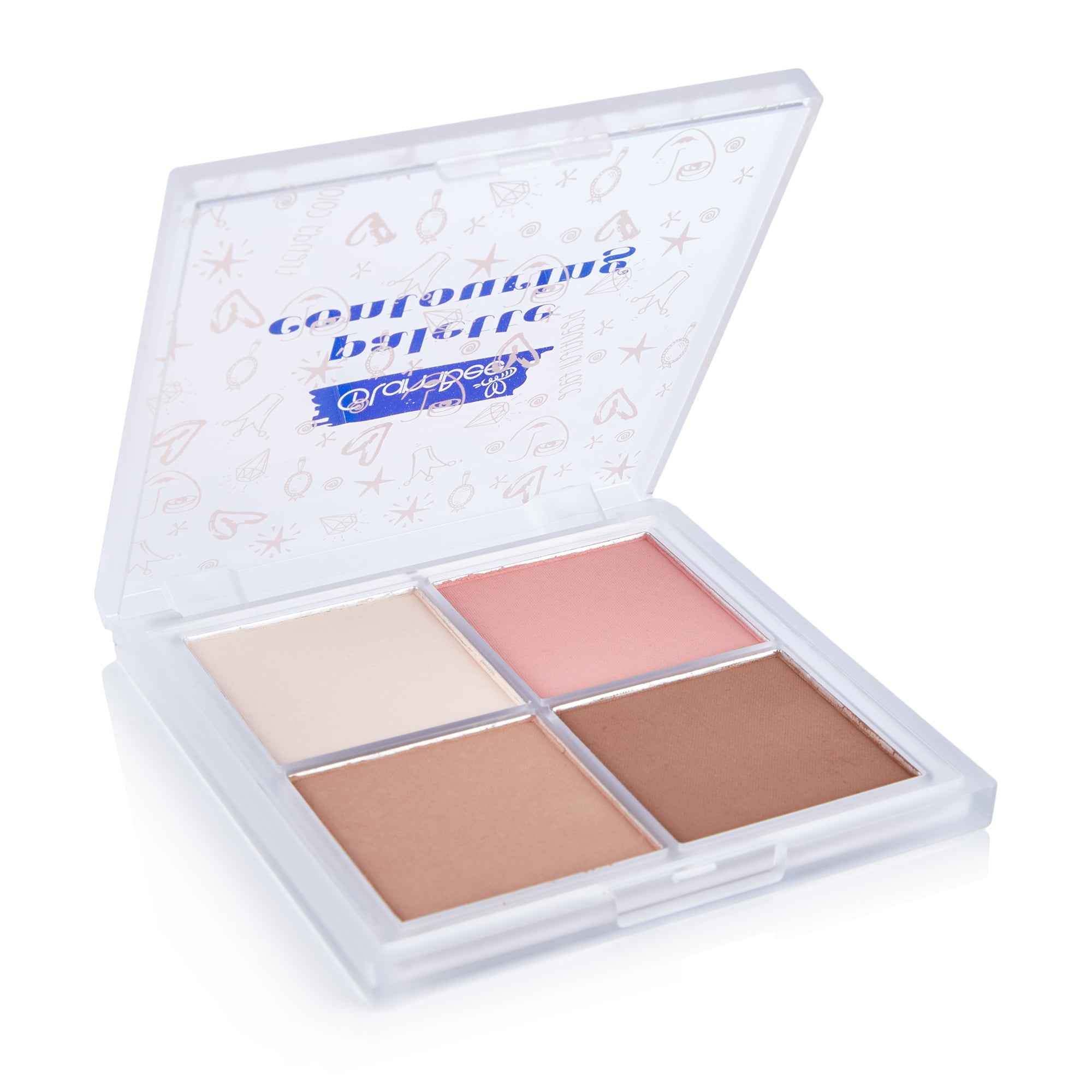 Палетка для контурингу обличчя GlamBee Pallete Contouring тон 01, 14 г